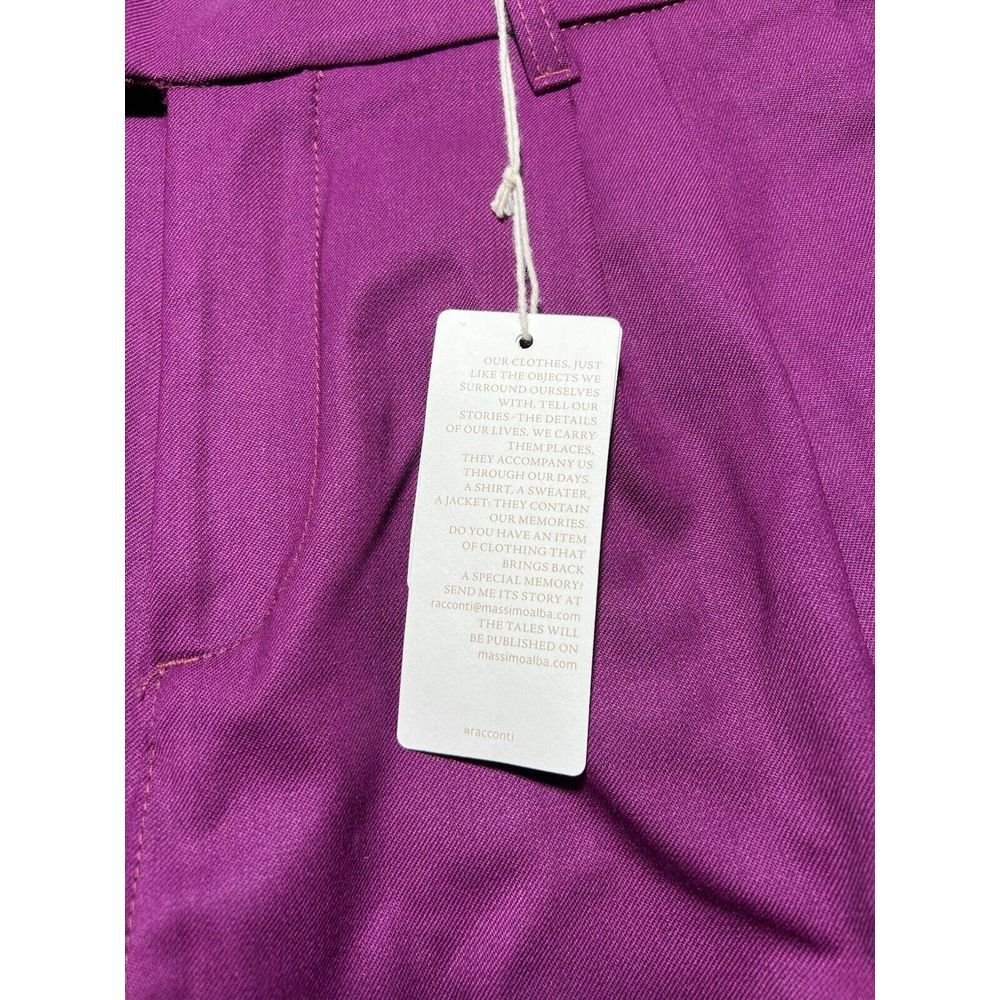 Massimo Alba StrallO2 Double PleatStretch‎ Wool Pants Size 50 - Picture 7 of 16